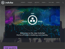 Tablet Screenshot of indivibe.com